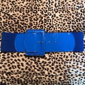 Y2k Cobalt Blue Belt